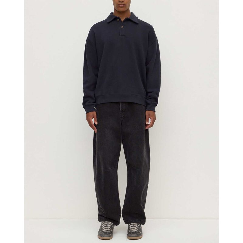 Assembly Label Newport Fleece Polo True Navy image number 3